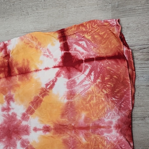 Lucky Brand Tank Top Tie-Dyed Sun Dress, Super Soft Lightweight Summer Style - Picture 3 of 8